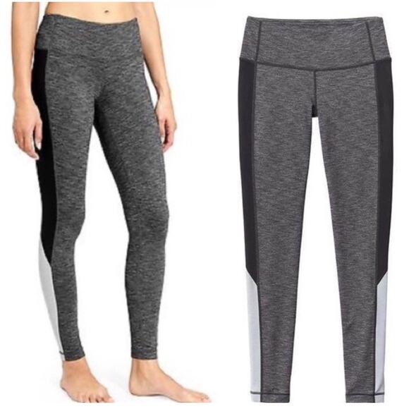 ATHLETA COLOR BLOCK LEGGINGS; SIZE XS - Picture 1 of 4